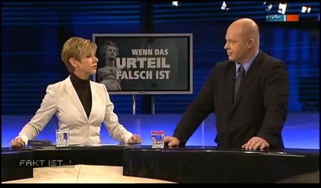 Dr.Geipel in einer Sendung über Fehlurteile